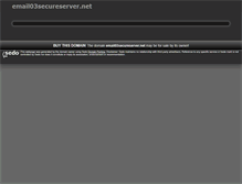Tablet Screenshot of email03secureserver.net